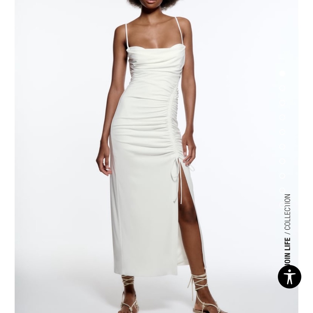 Zara Draped Midi Dress